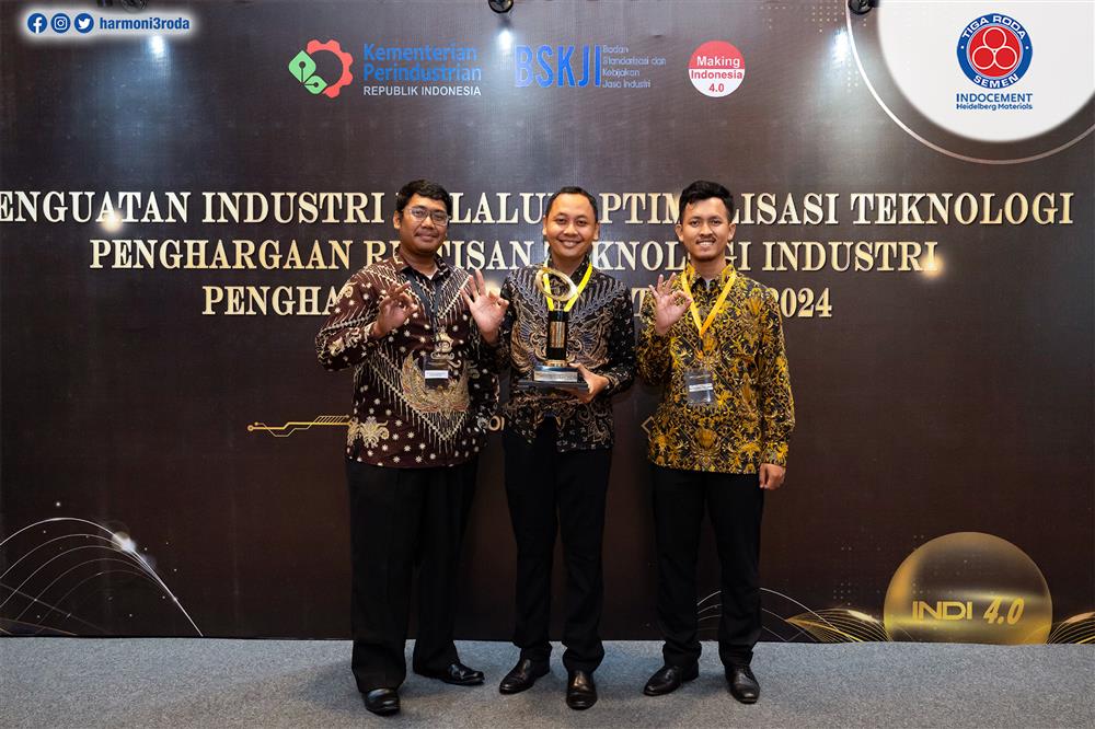 Indocement Kembali Raih Penghargaan RINTEK Kementerian Perindustrian pada Tahun 2024